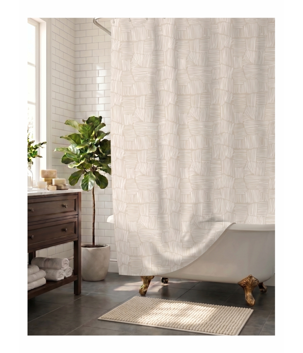 SiliOti Shower Curtain Set 08