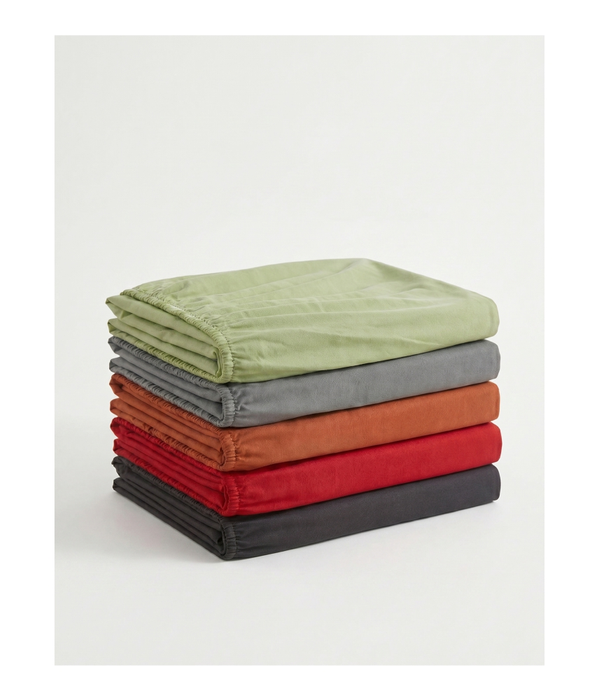 Fitted Sheet Dyed 100% Cotton 250TC 