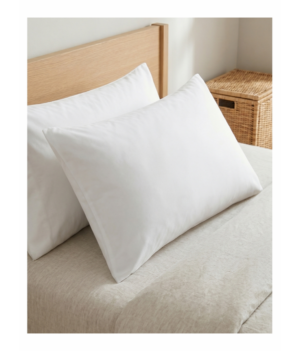 Twin Pack Cotton Pillow Cases 250TC