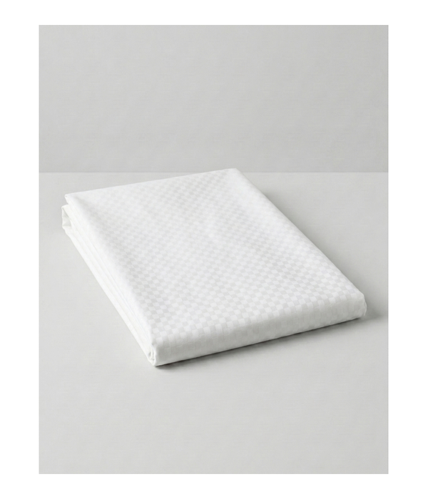 Flat Sheet 0.5cm Checks 100% Cotton 325TC