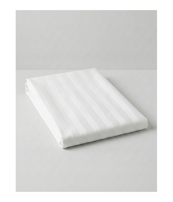 Flat Sheet 1cm Stripe 100% Cotton 325TC