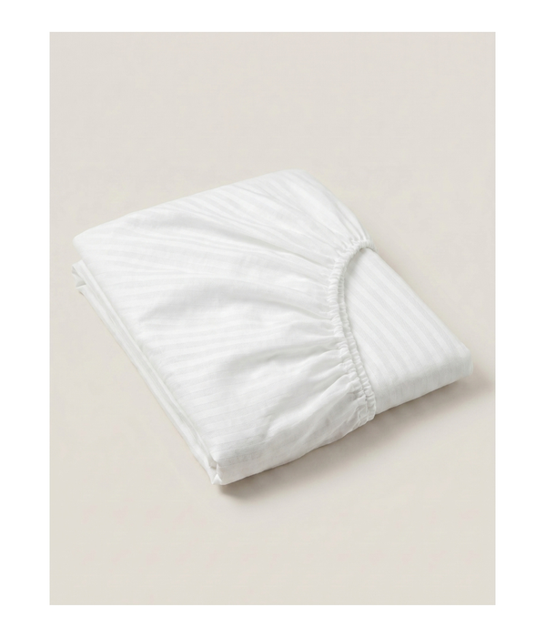 Fitted Sheet 1cm Stripe 100% Cotton 325TC