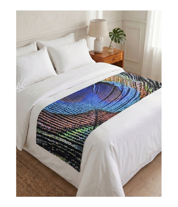 Bed Runner Peacock - King