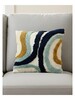 Cushion Cover 45*45cm AE179-4 Bk-Slate