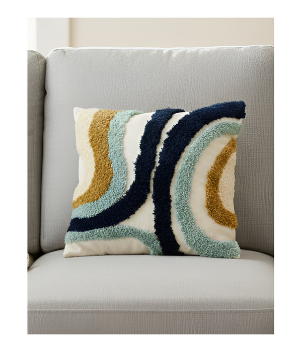 Cushion Cover 45*45cm AE179-4 Bk-Slate