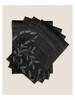 Table Place Mat - 6 pcs Set - Leaves 