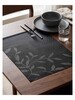 Table Place Mat - 6 pcs Set - Leaves 
