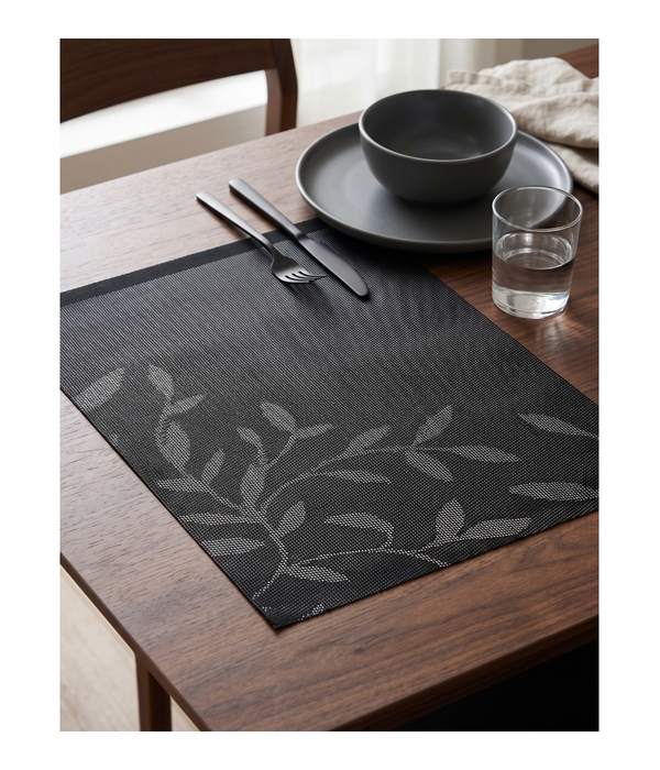 Table Place Mat - 6 pcs Set - Leaves 
