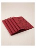 Table Place Mat - 6 pcs Set - Leaves 