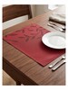 Table Place Mat - 6 pcs Set - Leaves 