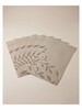 Table Place Mat - 6 pcs Set - Leaves 