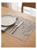 Table Place Mat - 6 pcs Set - Leaves 