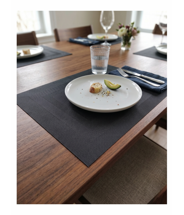 Table Place Mat - 6 pcs Set - Borders