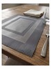 Table Place Mat - 6 pcs Set - Borders