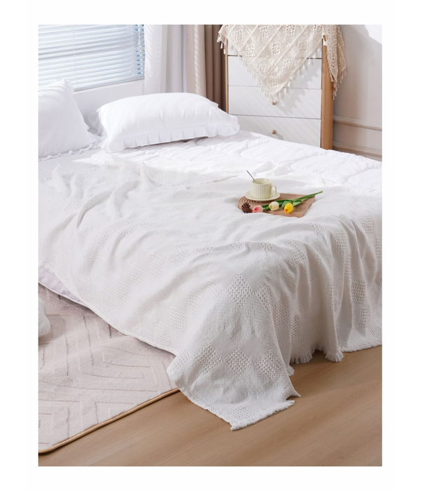 Smara Cotton Waffle Throw