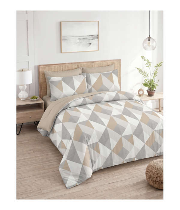 Microfiber Printed Duvet Bed Set 2506
