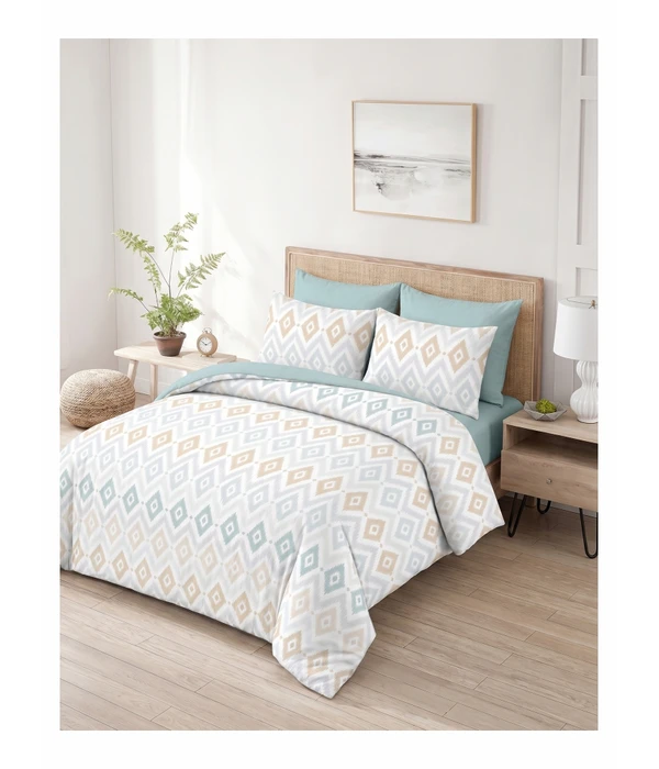 Microfiber Printed Duvet Bed Set 2507