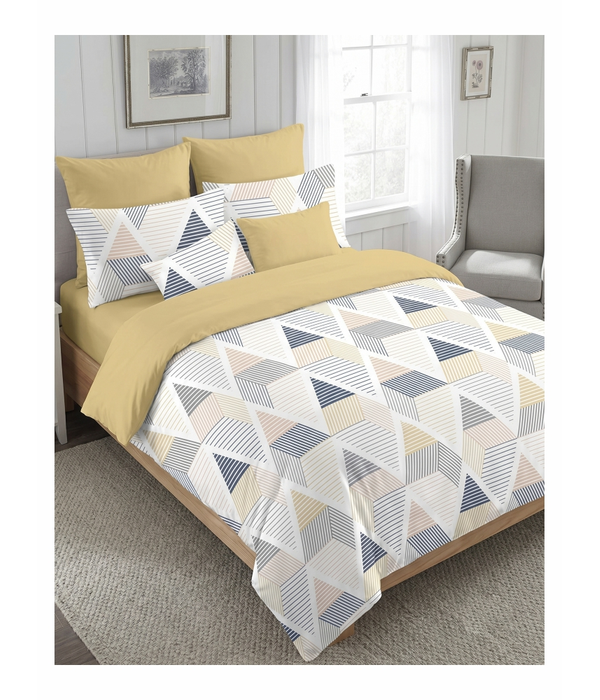 Microfiber Printed Duvet Bed Set 2509