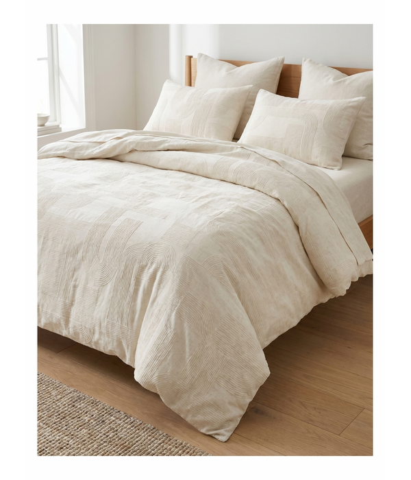 Harmony Duvet Cover Set Linen Cotton 