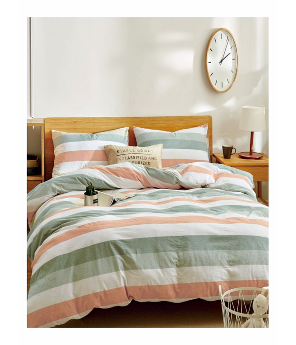 Duvet Bed Set Dyed Cotton Yarn  2511