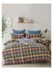 Duvet Bed Set Dyed Cotton Yarn 2512