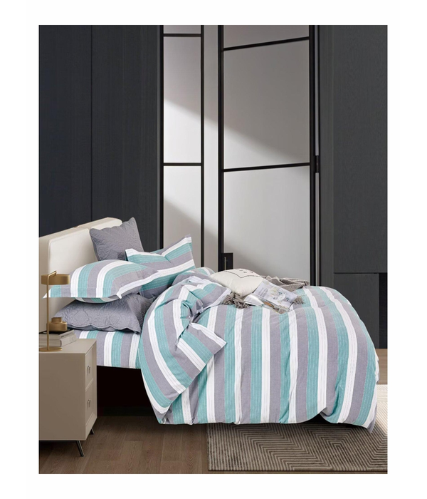 Duvet Bed Set Dyed Cotton Yarn 2515
