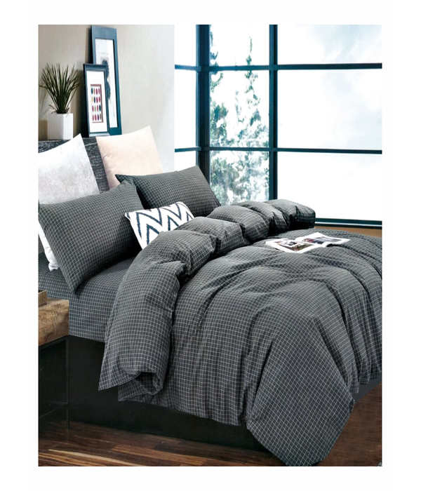 Duvet Bed Set Dyed Cotton Yarn 2519