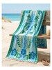 Jacquard Beach Towel Reversible