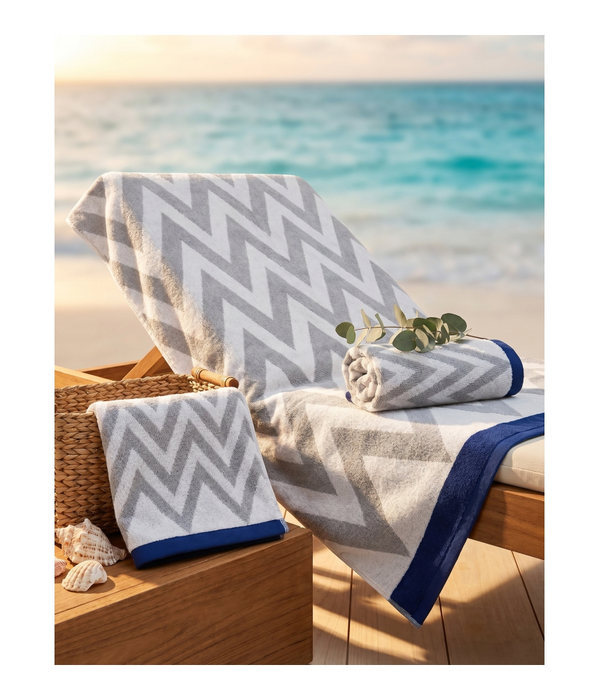 Chevron Jacquard Towel 2603