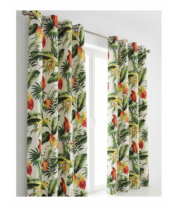 Bark HJA025 Cream Grommet Curtain 