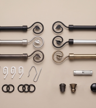 RODS, TRACKS & ACCESSORIES